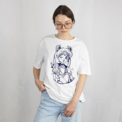 Obrazek Koszulka Sailor Moon damska – Czarodziejka z Księżyca