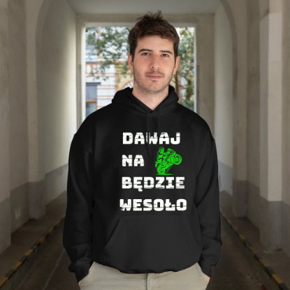 Obrazek Bluza motocyklowa „Dawaj na koło będzie wesoło” - dla motocyklisty