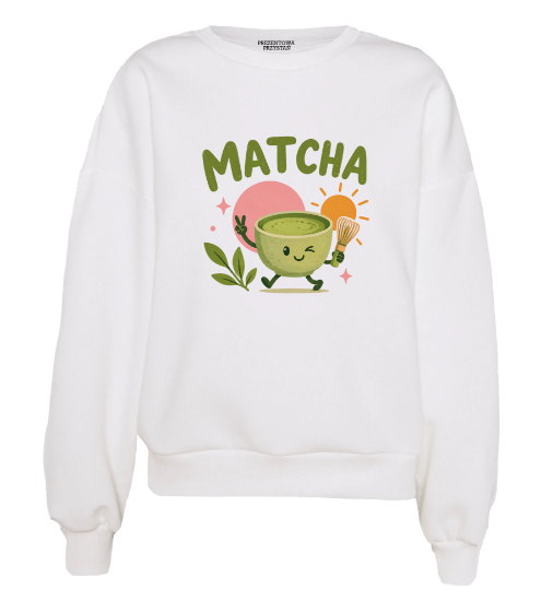 Obrazek Bluza Matcha – dla tych, którzy dzień zaczynają od zielonej energii