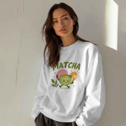 Obrazek Bluza Matcha – dla tych, którzy dzień zaczynają od zielonej energii