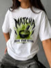 Obrazek Koszulka Matcha „Rock Your Ritual” – T-shirt z matchą