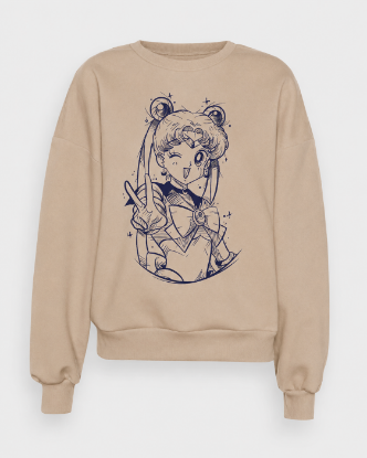 Obrazek Bluza damska Sailor Moon Brown Savana - Czarodziejka z Księżyca