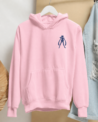 Obrazek Bluza z kapturem Sailor Moon Light Pink – Czarodziejka z Księżyca