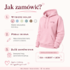 Obrazek Personalizowana bluza jasnoróżowa dla Mamy z imionami dzieci – haft MAMA z sercem
