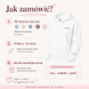 Obrazek Personalizowana bluza biała dla Mamy z imionami dzieci – haft MAMA z sercem