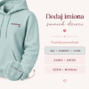 Obrazek Personalizowana bluza zielonomorska dla Mamy z imionami dzieci – haft MAMA z sercem