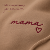 Obrazek Personalizowana bluza jasny brąz dla Mamy z imionami dzieci – haft MAMA z sercem