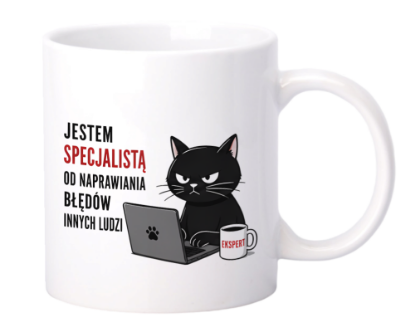 Obrazek Kubek 330 ml „Specjalista od naprawiania błędów innych”