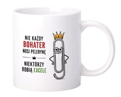 Obrazek Kubek 330 ml „Nie każdy bohater nosi pelerynę”