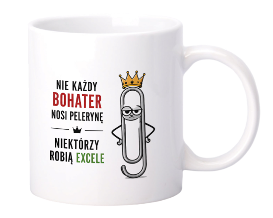 Obrazek Kubek 330 ml „Nie każdy bohater nosi pelerynę”