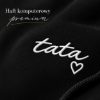 Obrazek Personalizowana czarna bluza dla Taty z imionami dzieci – haft TATA z sercem