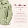 Obrazek Personalizowana pistacjowa bluza dla Taty z imionami dzieci – haft TATA z sercem