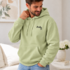 Obrazek Personalizowana pistacjowa bluza dla Taty z imionami dzieci – haft TATA z sercem