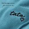 Obrazek Personalizowana morska bluza dla Taty z imionami dzieci – haft TATA z sercem